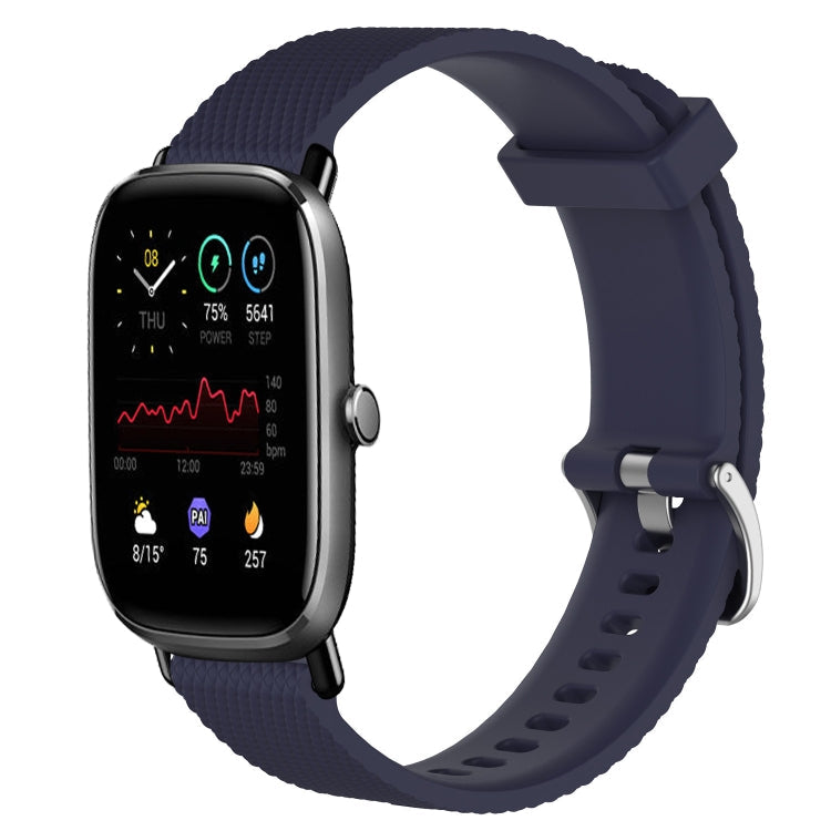 20mm Diamond Textured Silicone Watch Band, For Amazfit GTS 2 Mini, For Amazfit Pop Pro