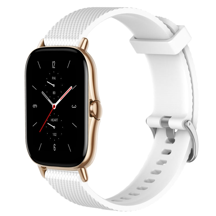20mm Diamond Textured Silicone Watch Band, For Amazfit Pop, For Amazfit GTS 2