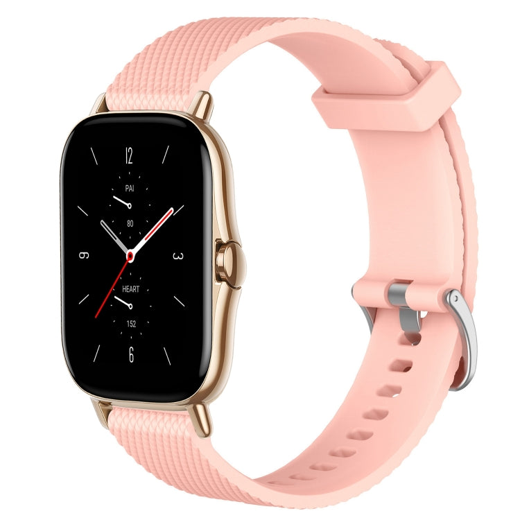 20mm Diamond Textured Silicone Watch Band, For Amazfit Pop, For Amazfit GTS 2