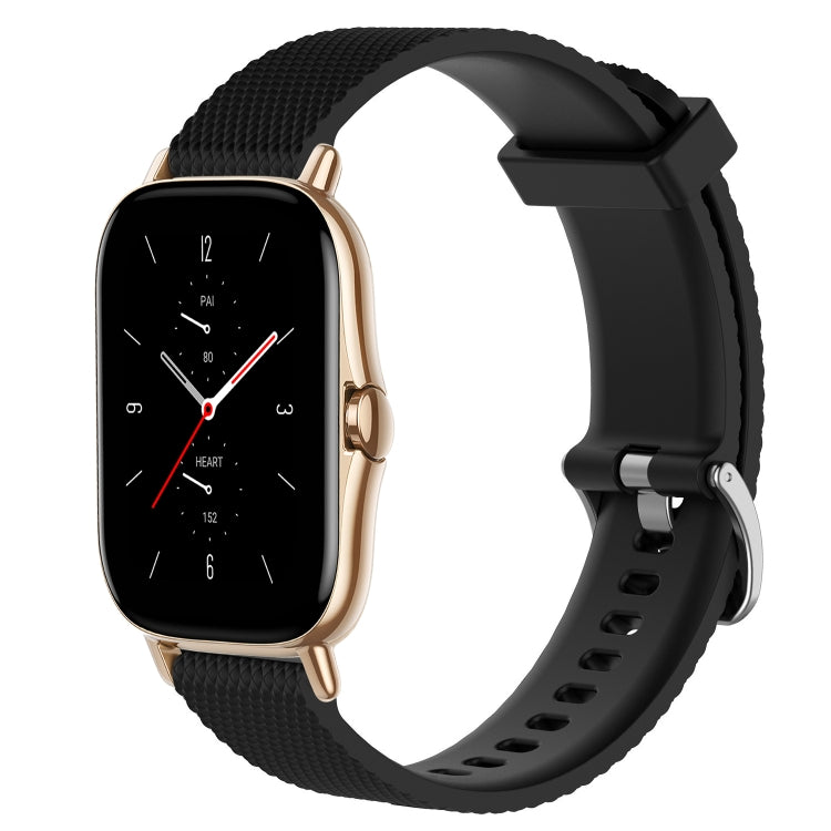 20mm Diamond Textured Silicone Watch Band, For Amazfit Pop, For Amazfit GTS 2