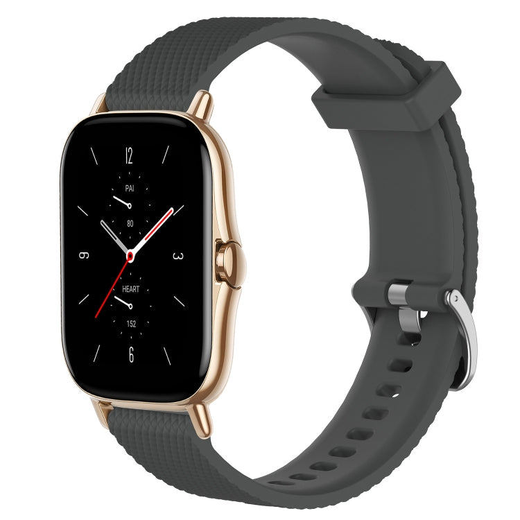 20mm Diamond Textured Silicone Watch Band, For Amazfit Pop, For Amazfit GTS 2