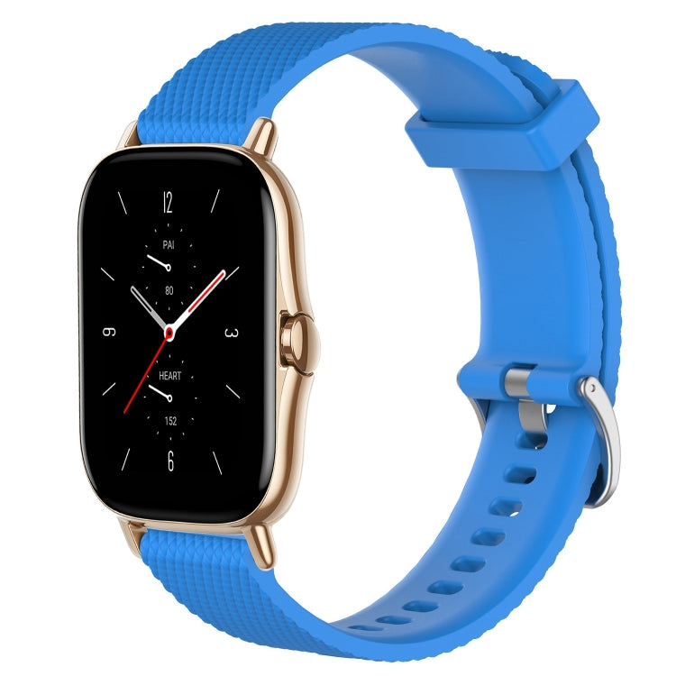 20mm Diamond Textured Silicone Watch Band, For Amazfit Pop, For Amazfit GTS 2