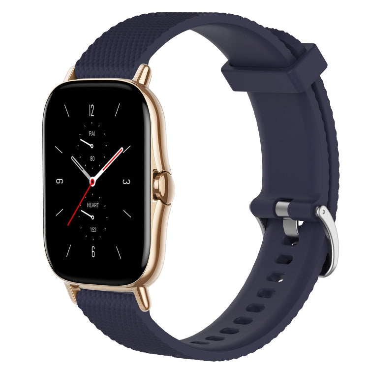20mm Diamond Textured Silicone Watch Band, For Amazfit Pop, For Amazfit GTS 2