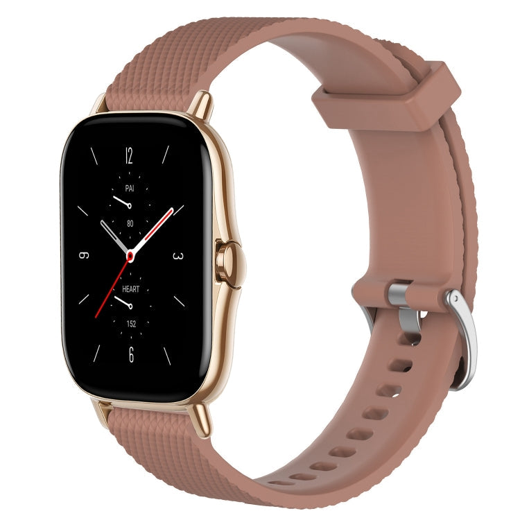 20mm Diamond Textured Silicone Watch Band, For Amazfit Pop, For Amazfit GTS 2