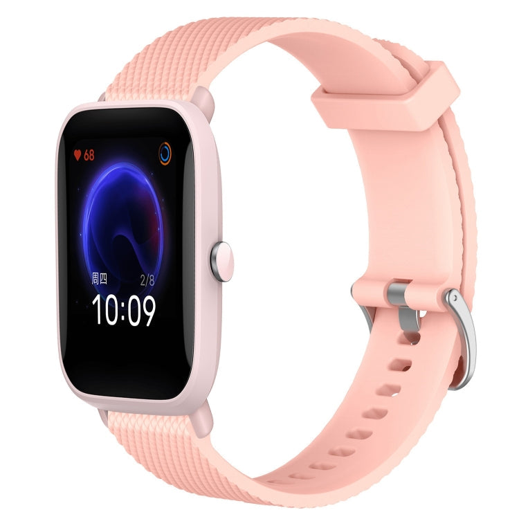 20mm Diamond Textured Silicone Watch Band, For Amazfit GTS 2 Mini, For Amazfit Pop Pro