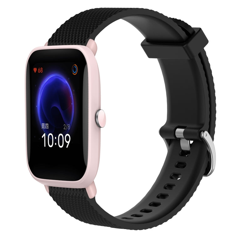 20mm Diamond Textured Silicone Watch Band, For Amazfit GTS 2 Mini, For Amazfit Pop Pro