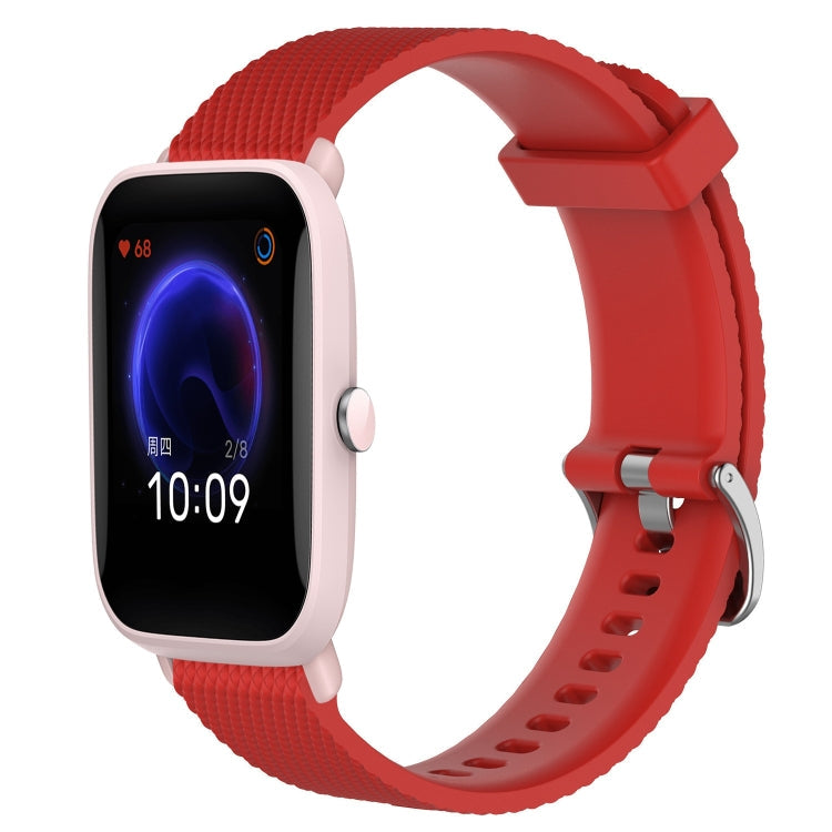 20mm Diamond Textured Silicone Watch Band, For Amazfit GTS 2 Mini, For Amazfit Pop Pro