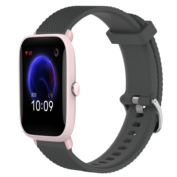20mm Diamond Textured Silicone Watch Band, For Amazfit GTS 2 Mini, For Amazfit Pop Pro