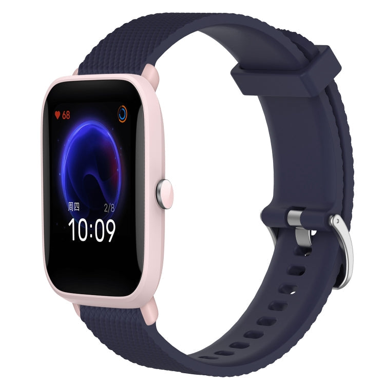 20mm Diamond Textured Silicone Watch Band, For Amazfit GTS 2 Mini, For Amazfit Pop Pro