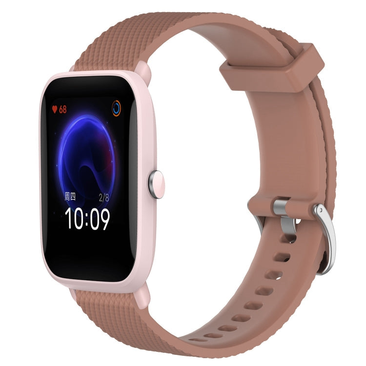 20mm Diamond Textured Silicone Watch Band, For Amazfit GTS 2 Mini, For Amazfit Pop Pro