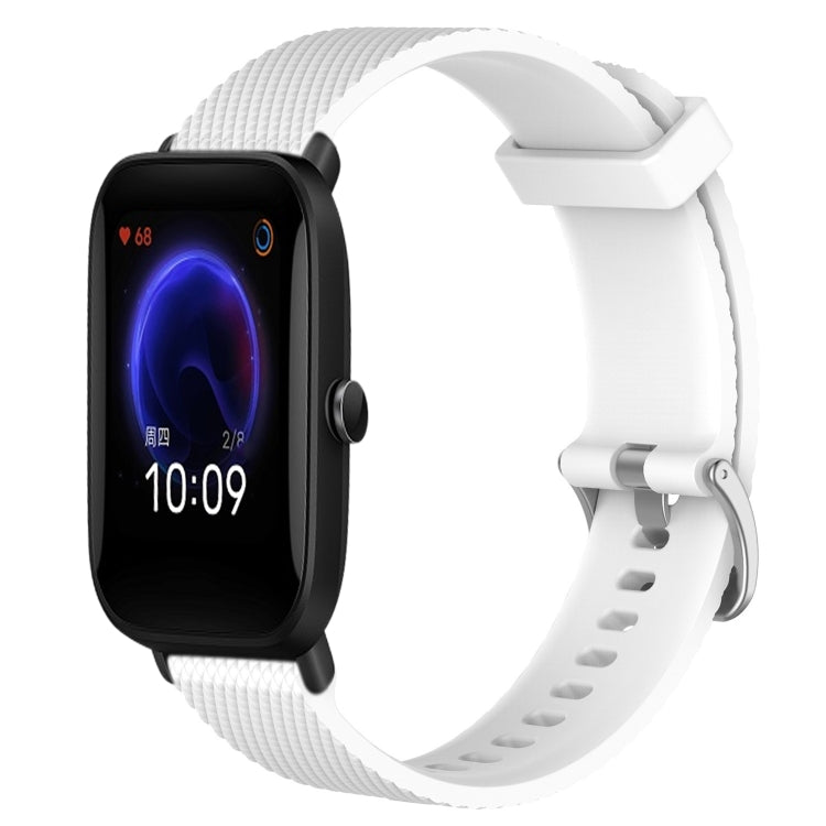 20mm Diamond Textured Silicone Watch Band, For Amazfit Pop, For Amazfit GTS 2
