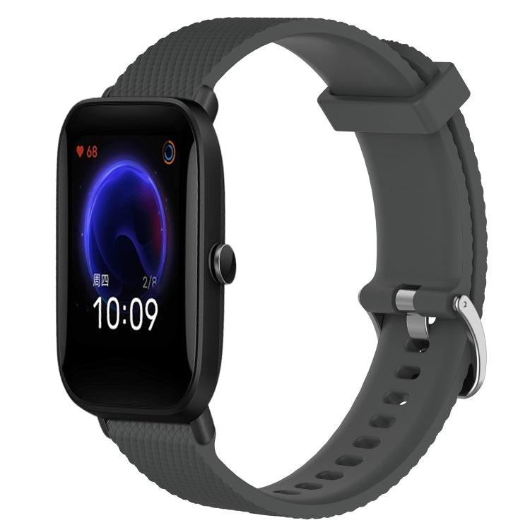 20mm Diamond Textured Silicone Watch Band, For Amazfit Pop, For Amazfit GTS 2
