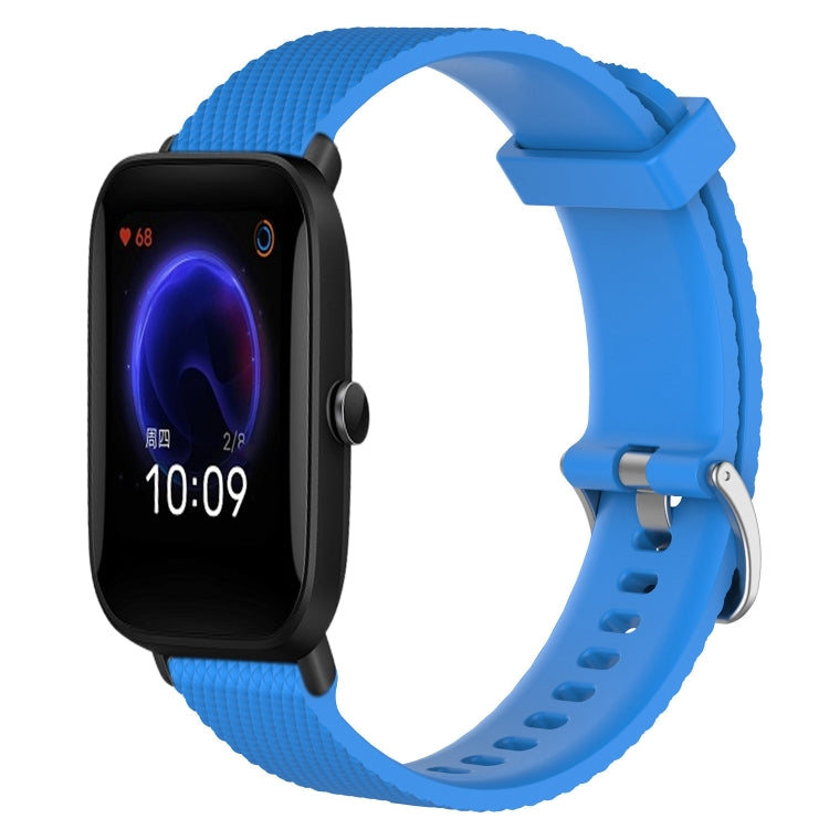 20mm Diamond Textured Silicone Watch Band, For Amazfit Pop, For Amazfit GTS 2