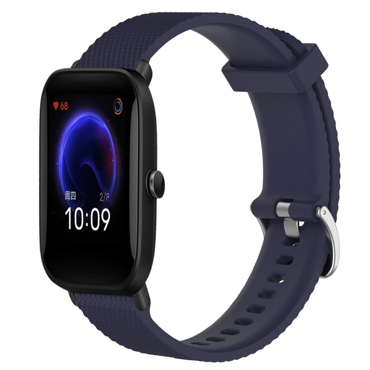 20mm Diamond Textured Silicone Watch Band, For Amazfit Pop, For Amazfit GTS 2