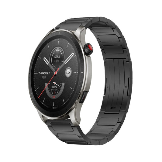 22mm I-Shaped Titanium Alloy Watch Band, For Amazfit GTR 4 Pro, For Amazfit GTR 4, For Amazfit GTR 3 Pro, For Amazfit GTR 3