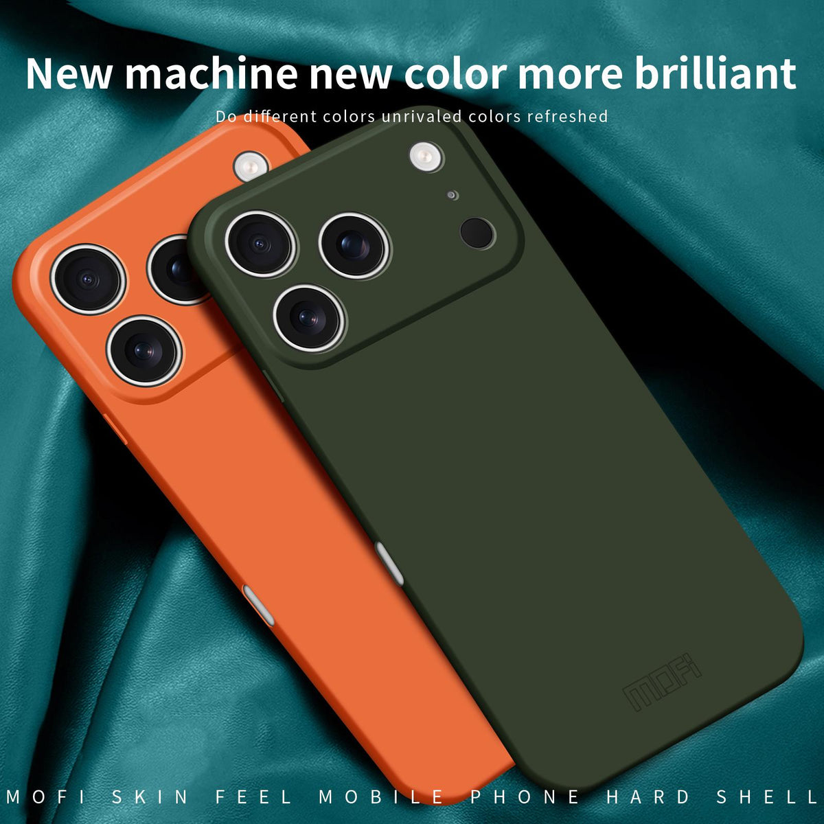 Compatible with iPhone 18 Pro Max MOFI Qin Series Skin Feel All-inclusive PC Phone Case - Blue