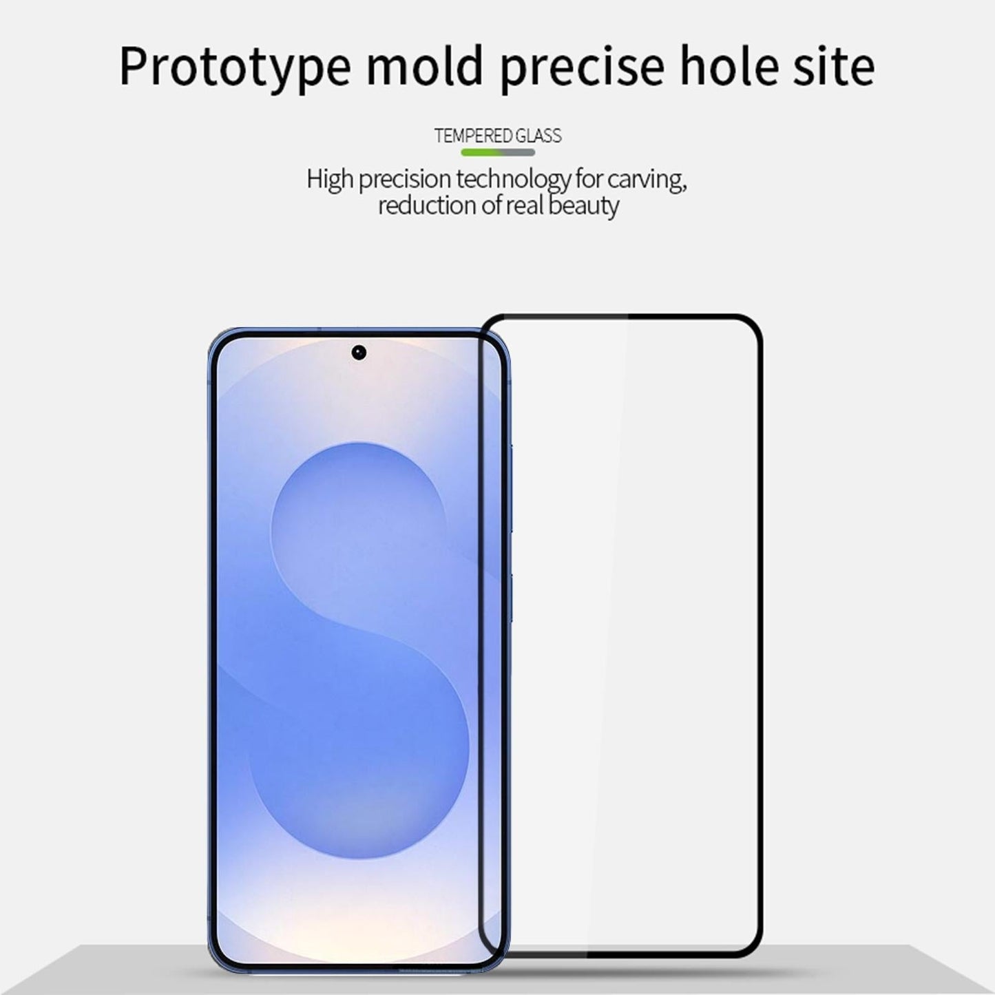 For Samsung Galaxy S25 Edge MOFI 9H 2.5D Full Screen Tempered Glass Film(Black)