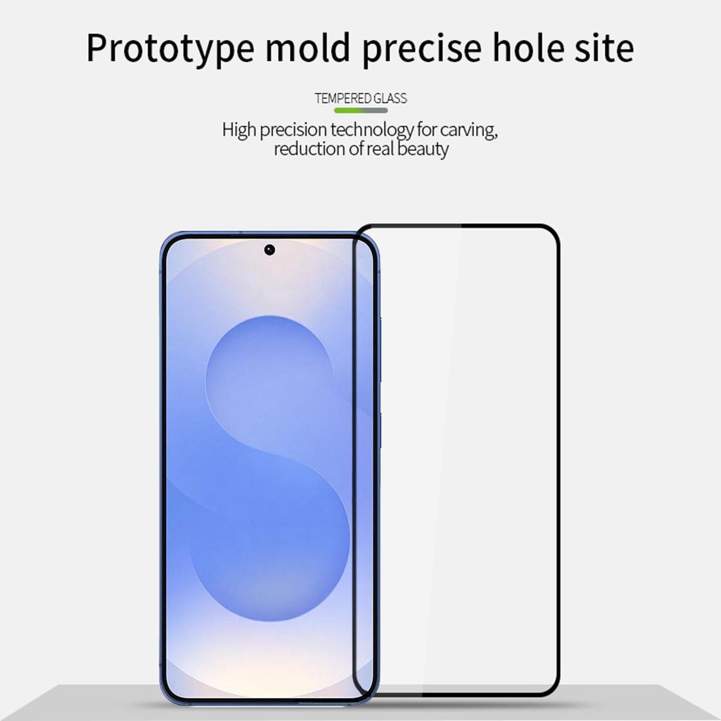 For Samsung Galaxy S25 Edge PINWUYO 9H 2.5D Full Screen Tempered Glass Film(Black)
