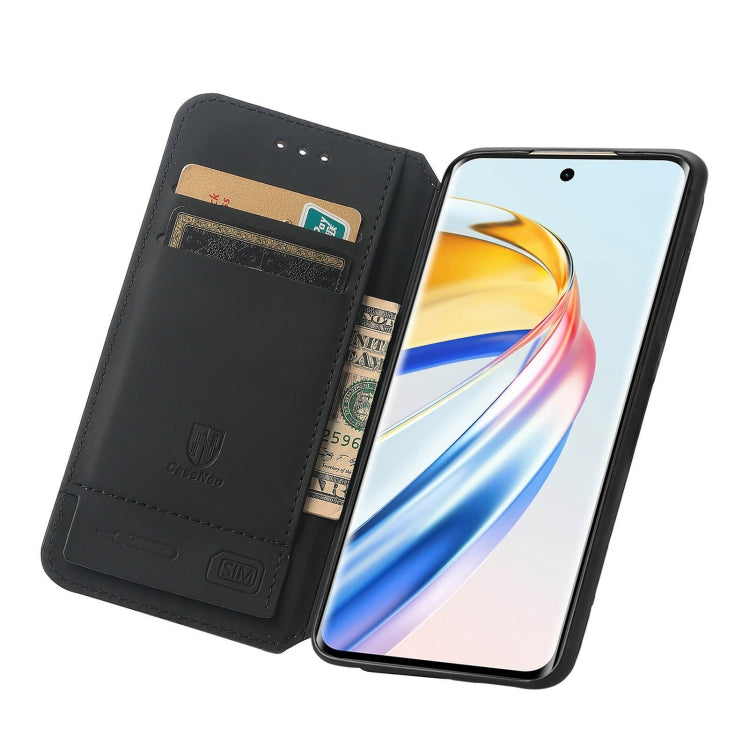 For Honor X9b CaseNeo Colorful Magnetic Leather Phone Case(Rhombus Mandala)