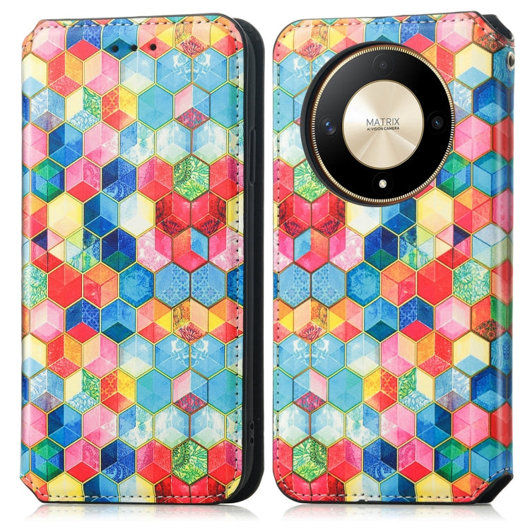 For Honor X9b CaseNeo Colorful Magnetic Leather Phone Case(Magic Space)