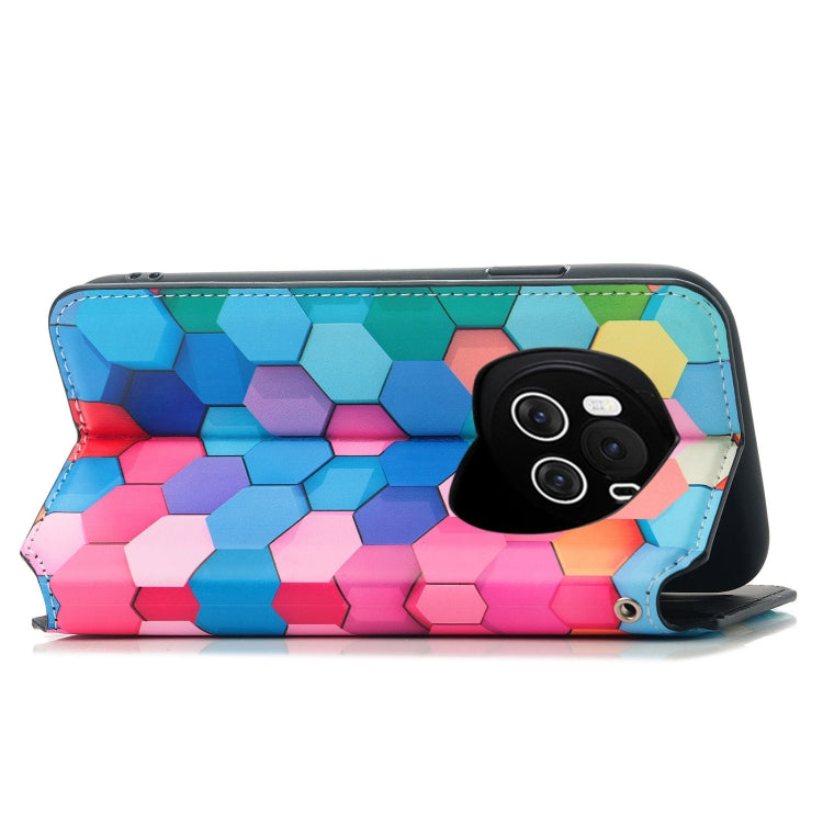 For Honor Magic6 Pro CaseNeo Colorful Magnetic Leather Phone Case(Colorful Cube)