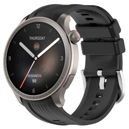 Vertical Texture Silicone Watch Band, For Amazfit Balance A2286