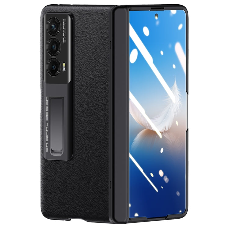 For Honor Magic VS Pioneer Skin-Feel Case-film Integral Hinge Shockproof Phone Case(Blue)