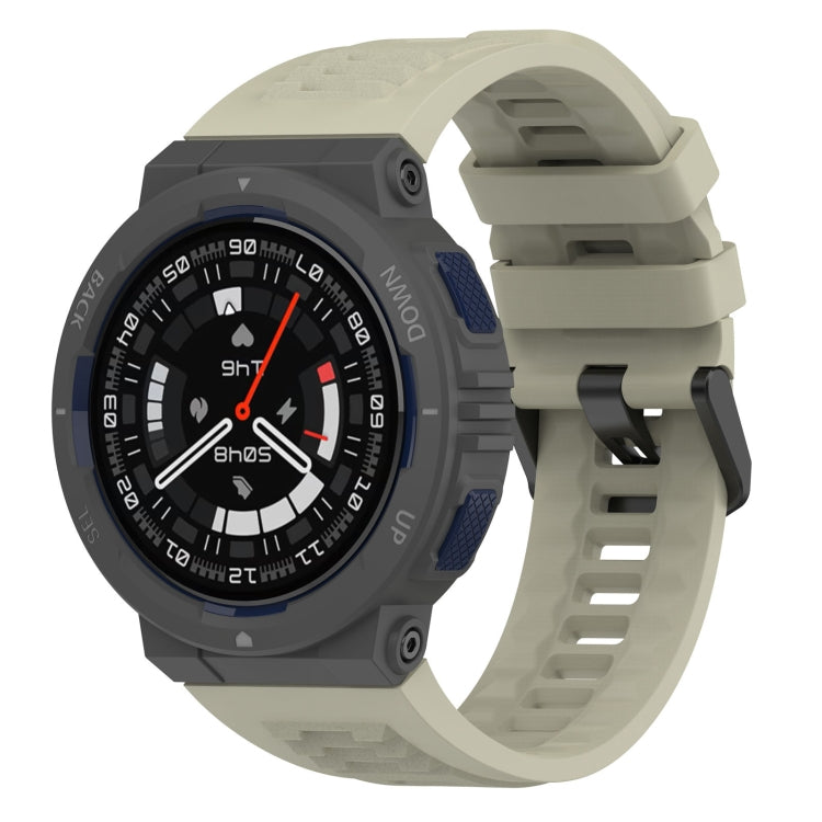 Solid Color Silicone Watch Band, For Amazfit Active Edge A2212