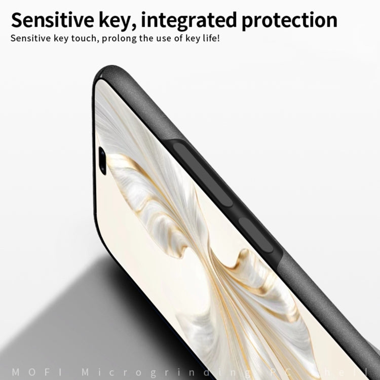 For Honor 100 Pro MOFI Fandun Series Frosted PC Ultra-thin All-inclusive Phone Case(Gray)