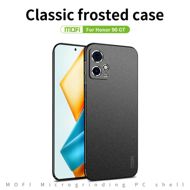 For Honor 90 GT MOFI Fandun Series Frosted PC Ultra-thin All-inclusive Phone Case(Green)