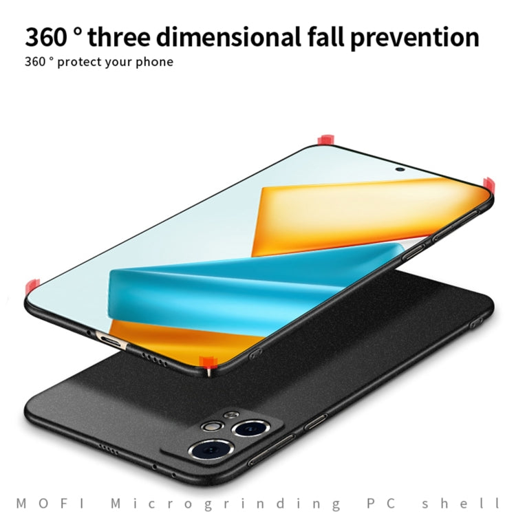 For Honor 90 GT MOFI Fandun Series Frosted PC Ultra-thin All-inclusive Phone Case(Green)