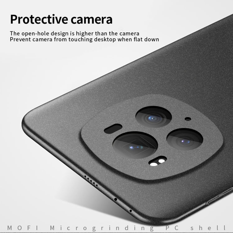 For Honor Magic6 Pro MOFI Fandun Series Frosted PC Ultra-thin All-inclusive Phone Case(Black)