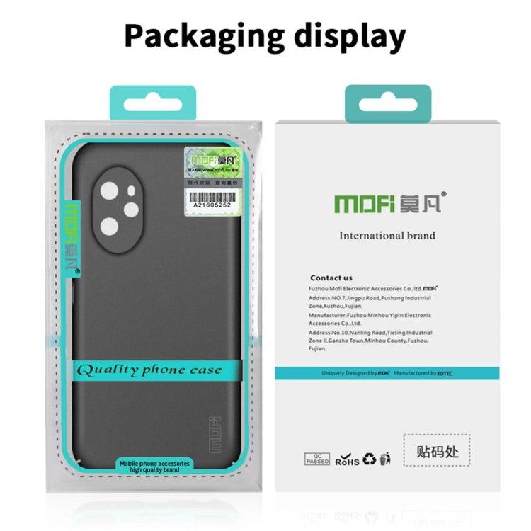For Honor Magic6 Ultimate MOFI Fandun Series Frosted PC Ultra-thin All-inclusive Phone Case(Gray)