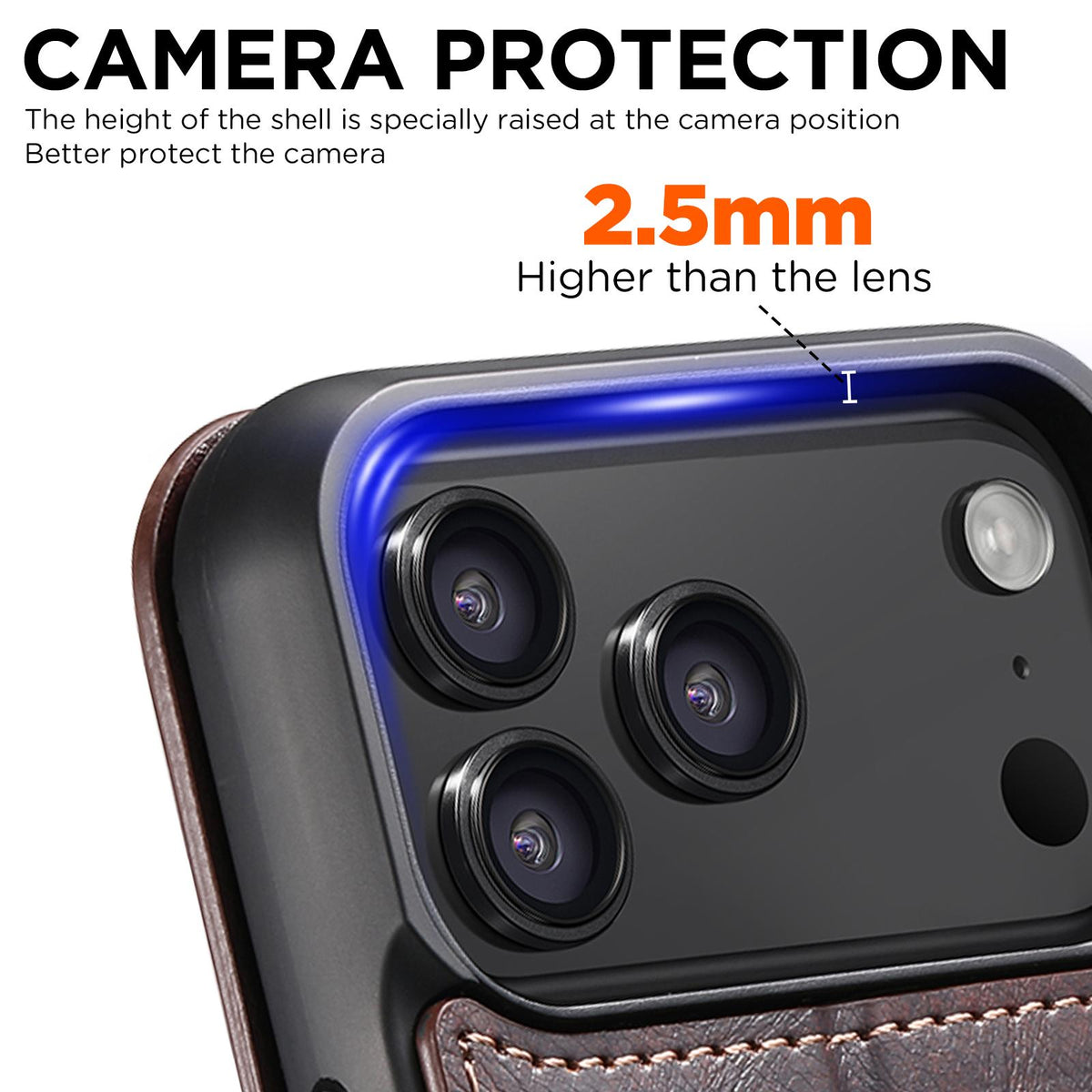 Compatible with iPhone 18 Pro Suteni J05 Leather Magnetic MagSafe Phone Case - Brown
