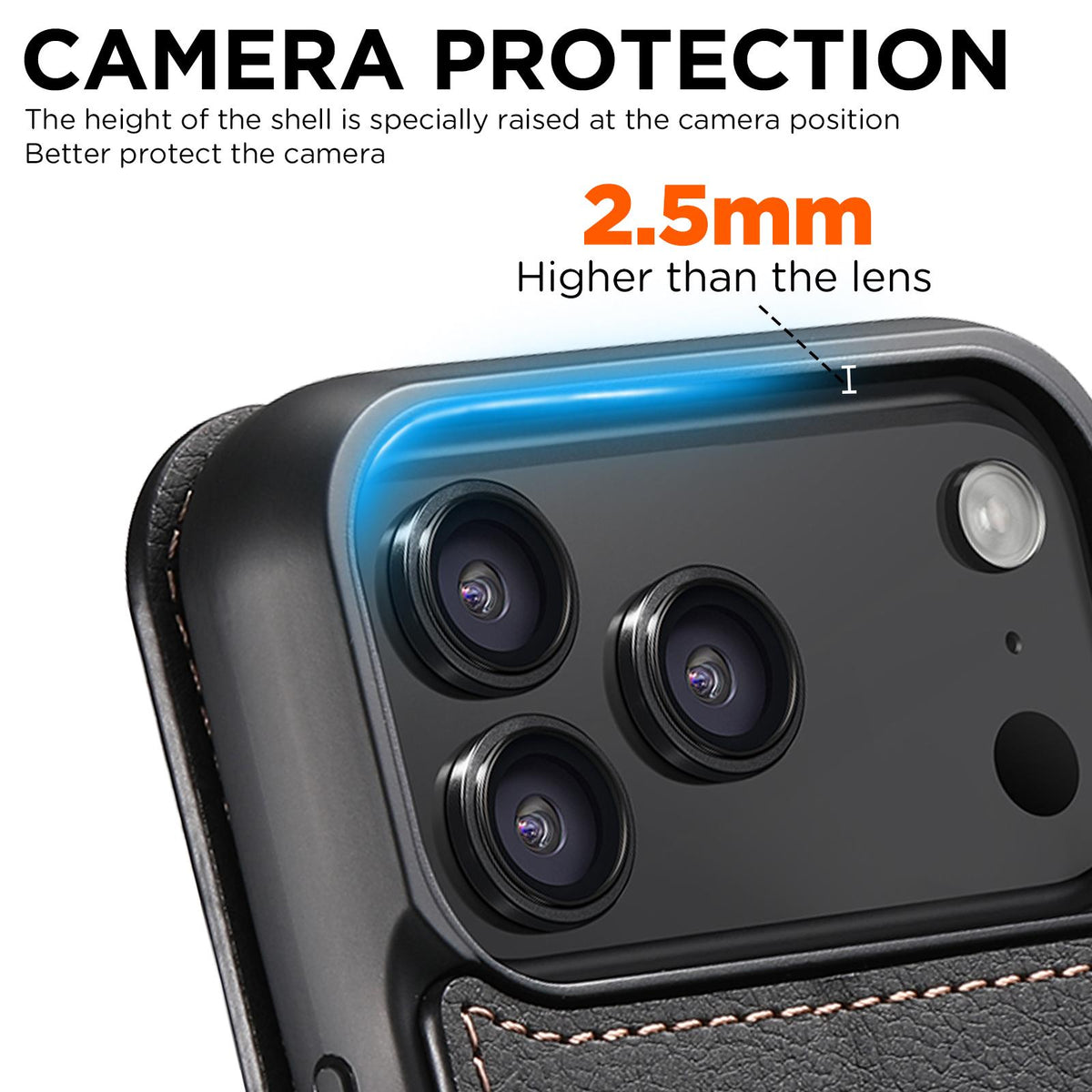 Compatible with iPhone 18 Pro Max Suteni J06 Retro Matte Litchi Texture Leather MagSafe Phone Case - Black