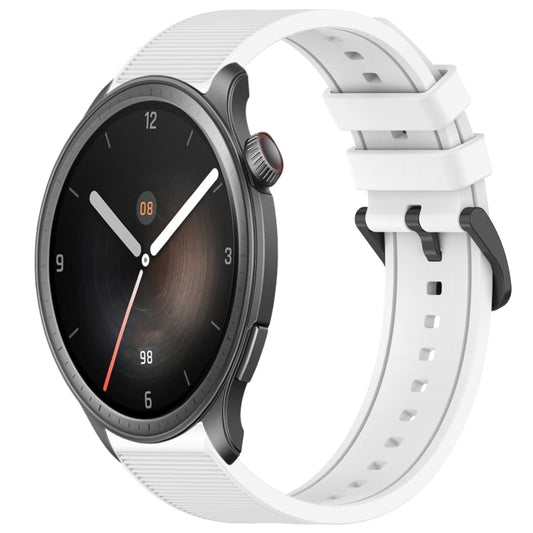 22mm Textured Silicone Solid Color Watch Band, For Amazfit Balance, For Amazfit BIP 5