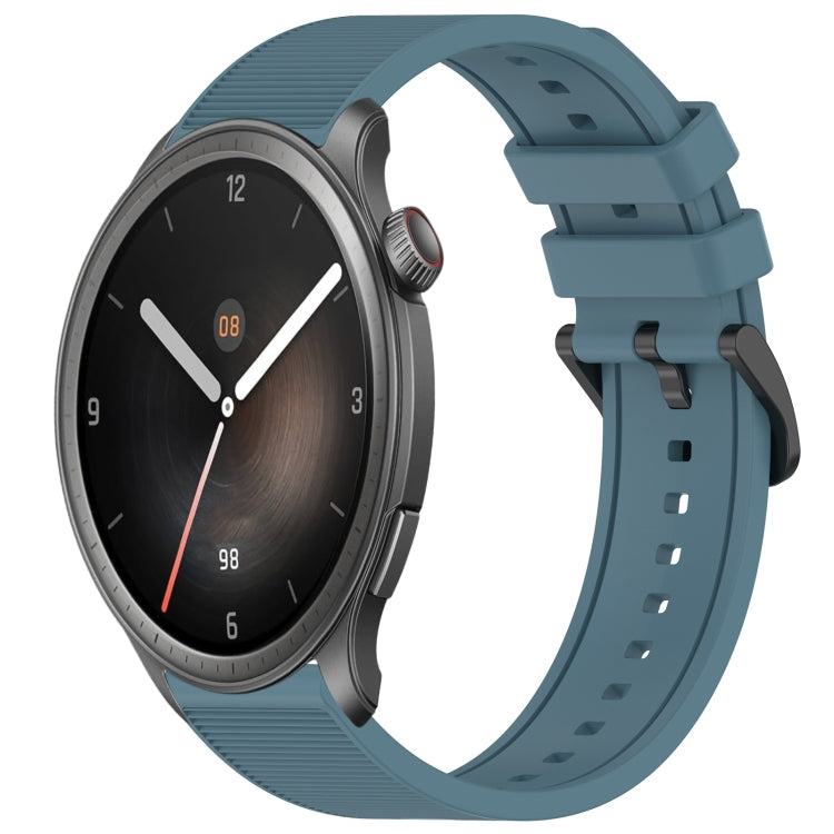 22mm Textured Silicone Solid Color Watch Band, For Amazfit Balance, For Amazfit BIP 5