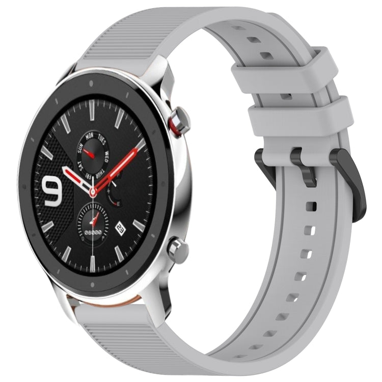 22mm Textured Silicone Solid Color Watch Band, For Amazfit GTR 4 Pro, For Amazfit GTR 4