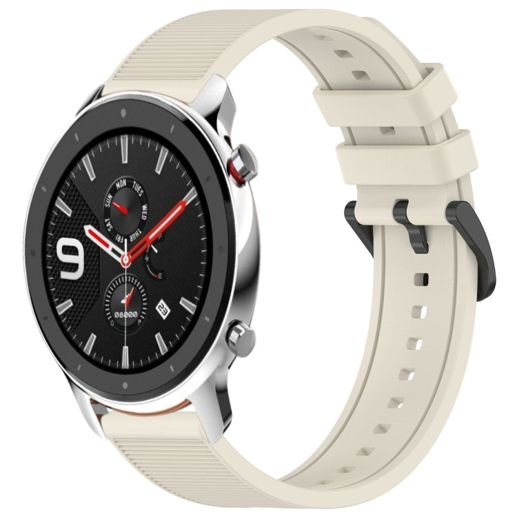 22mm Textured Silicone Solid Color Watch Band, For Amazfit GTR 4 Pro, For Amazfit GTR 4