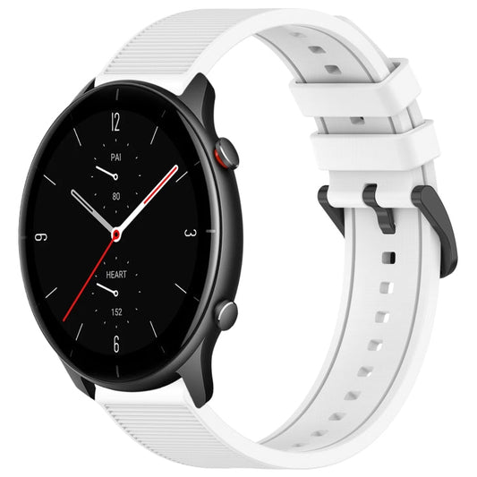22mm Textured Silicone Solid Color Watch Band, For Amazfit GTR 2e, For Amazfit GTR 2