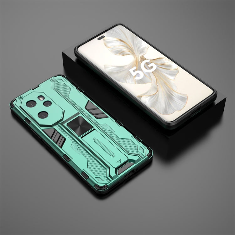 For Honor 100 Pro Supersonic Armor PC Hybrid TPU Phone Case(Green)