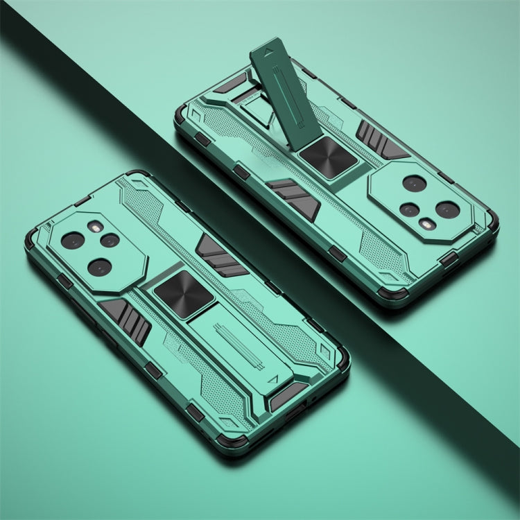 For Honor 100 Pro Supersonic Armor PC Hybrid TPU Phone Case(Green)