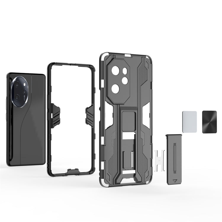 For Honor 100 Pro Supersonic Armor PC Hybrid TPU Phone Case(Green)