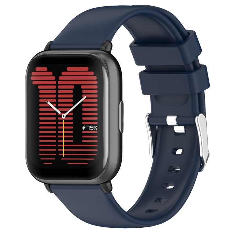 20mm Smooth Solid Color Silicone Watch Band, For Amazfit Active, For Amazfit GTR Mini