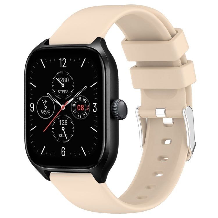 20mm Smooth Solid Color Silicone Watch Band, For Amazfit GTS 4, For Amazfit GTS 4 Mini