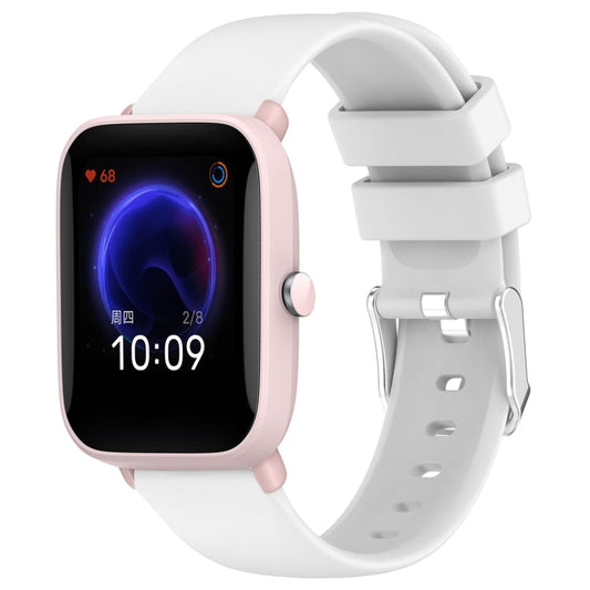 20mm Smooth Solid Color Silicone Watch Band, For Amazfit Pop Pro, For Amazfit Pop