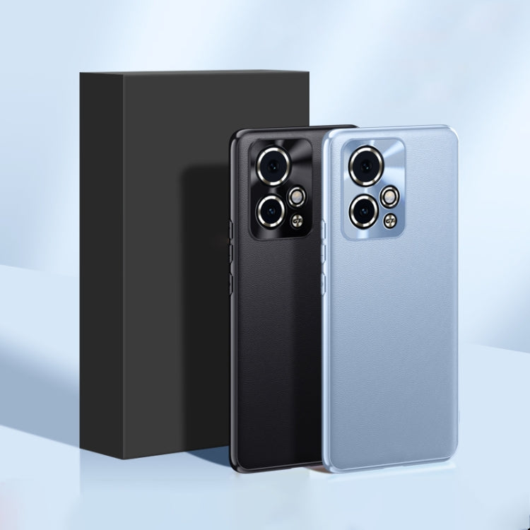 For Honor 90 GT Plain-Leather All-inclusive Shockproof Phone Case(Black)