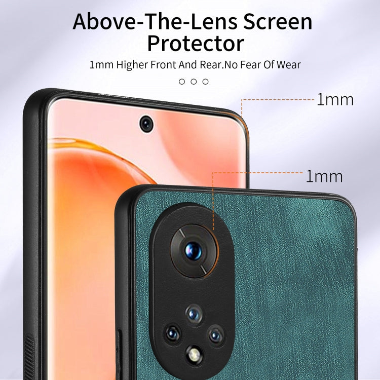 For Honor X50 Retro Skin-feel Ring Card Wallet Phone Case(Green)