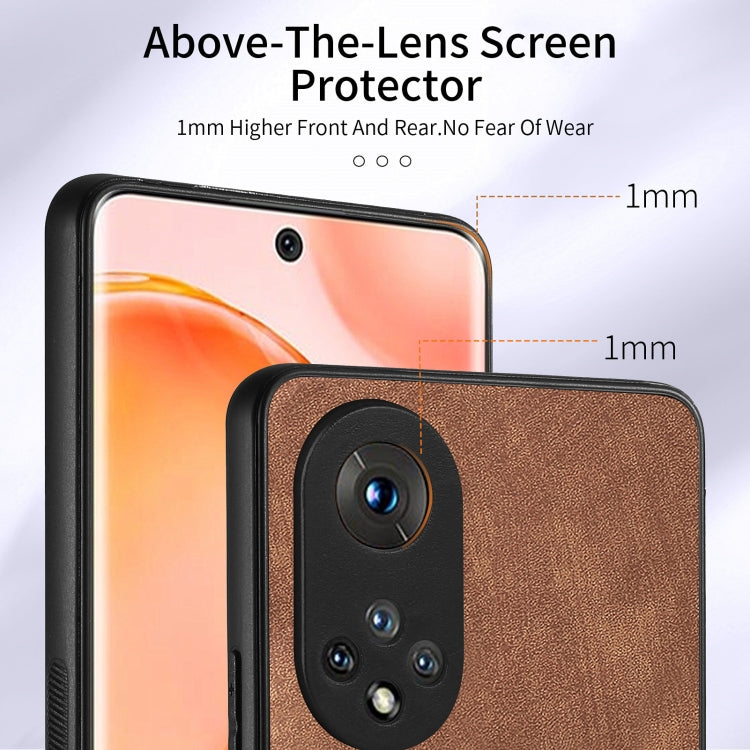 For Honor X50 Retro Skin-feel Ring Card Wallet Phone Case(Brown)