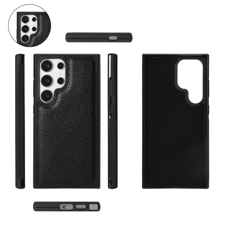 For Samsung Galaxy S24 5G Crossbody Multi-functional Zipper Wallet Litchi Leather Phone Case(Black)